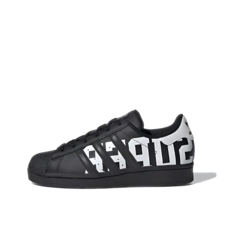 Adidas Originals Superstar Series J Low Топ Детские Скейтбординги Черный Подростки