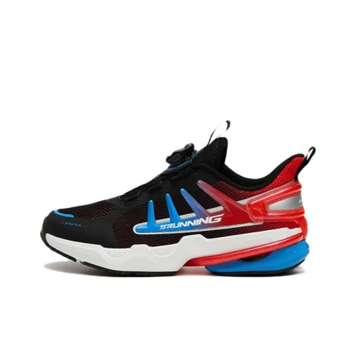 Antakids Divine Movement Амортизация Износостойкий Низкий Топ Детские Беговые Кроссовки Черный Красный Синий Подростки