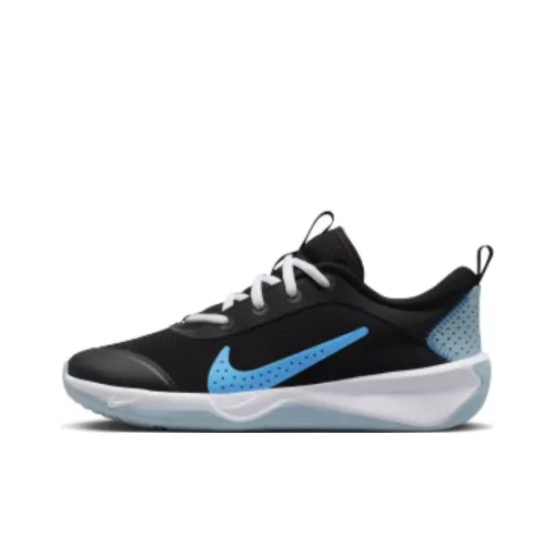 Nike Omni MULTI Court MULTI Court Устойчивый к истиранию Дышащий Низкий Топ Повседневный Черный Синий