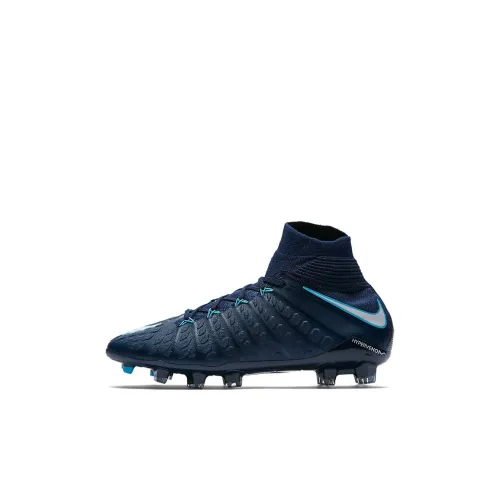 Nike Jr Hypervenom Phantom 3 DF FG Противоскользящий Амортизация Устойчивый к истиранию Высокий Топ