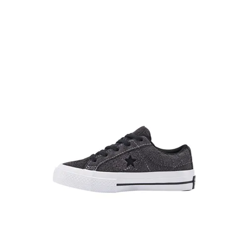 Converse Chuck Taylor All Star Low Топ Детские Скейтбординги Серый черный для детей 3-7 лет