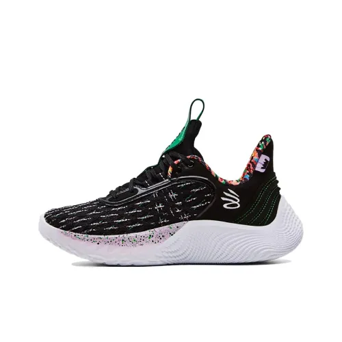 Under Armour Curry 9 Детские баскетбольные кроссовки Низкий топ Школьный возраст