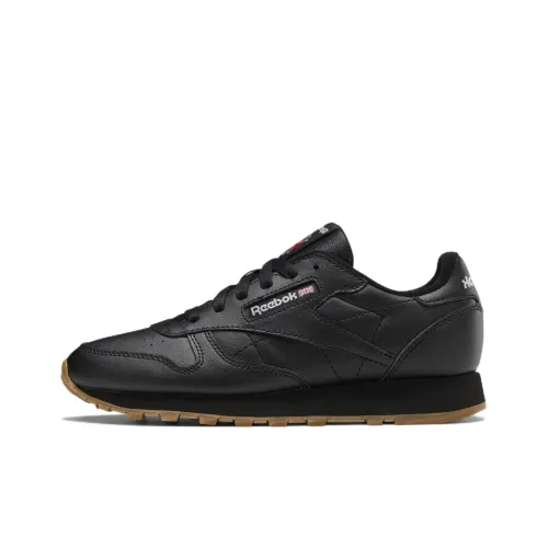 Reebok Classic Leather Детская беговая обувь Низкий топ Школьный возраст