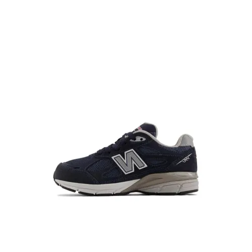 New Balance NB 990 V3 Low Топ Детские беговые кроссовки Темно-синий Children Aged 3 7 Лет