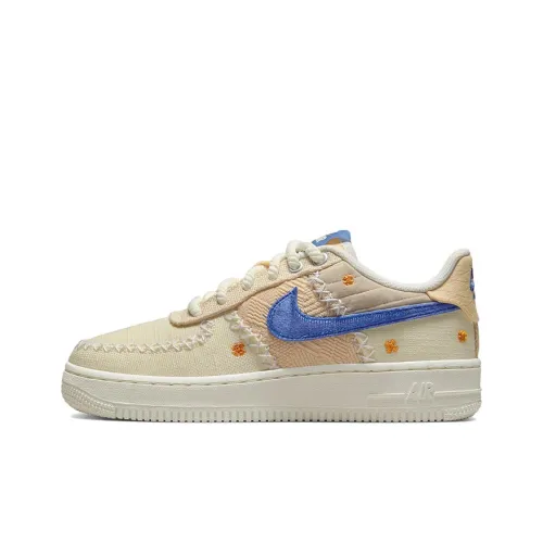 Nike Air Force 1 Детские Скейтбординги Низкий Топ Школьный возраст