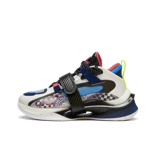 LINING YOUNG Premium 2,5 Low Топ Детские Баскетбольные Кроссовки Черный Белый Синий