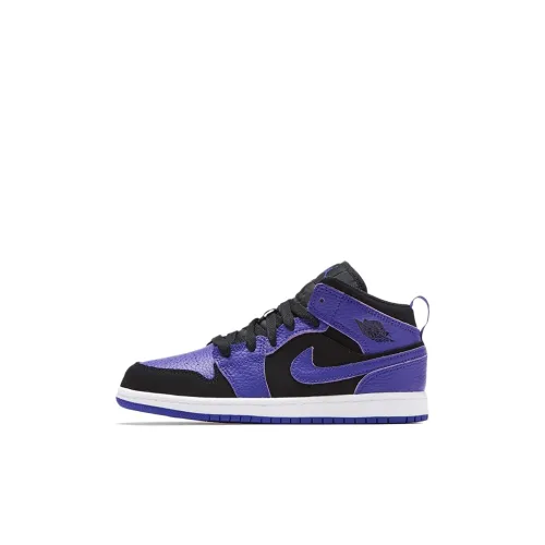 Jordan Air Jordan 1 Детские баскетбольные кроссовки MID Топ Pre School