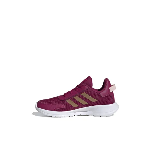 Adidas Tensor Дышащий Низкий Топ Детская Беговая Обувь Красный Белый Детский