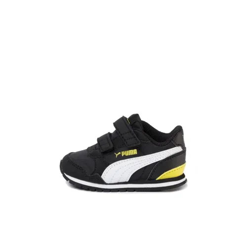 PUMA ST Runner V2 Nl V Inf Low Топ Беговые кроссовки Черно-желтый Для малышей и детей дошкольного возраста