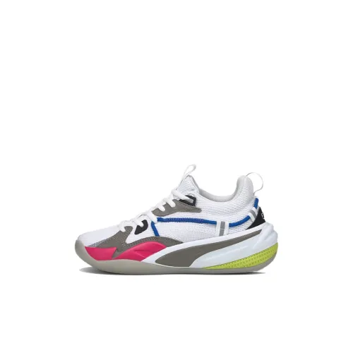 PUMA RS Dreamer Low Топ Детские беговые кроссовки Белый красный синий Children Возраст 3-7 лет