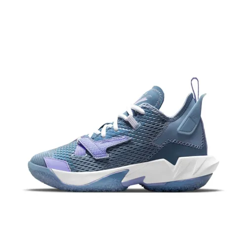 JORDAN Why Not Zer0,4 Детская баскетбольная обувь MID Топ для школьного возраста