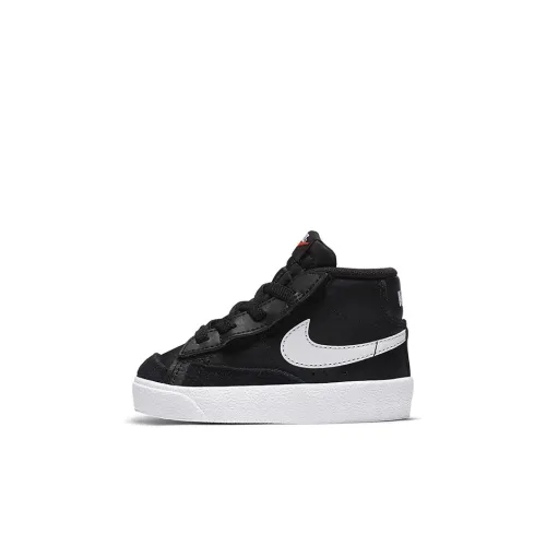 Nike Blazer 77 Support MID Топ Скейтборд Кроссовки Белый Черный Младенец и Малыш