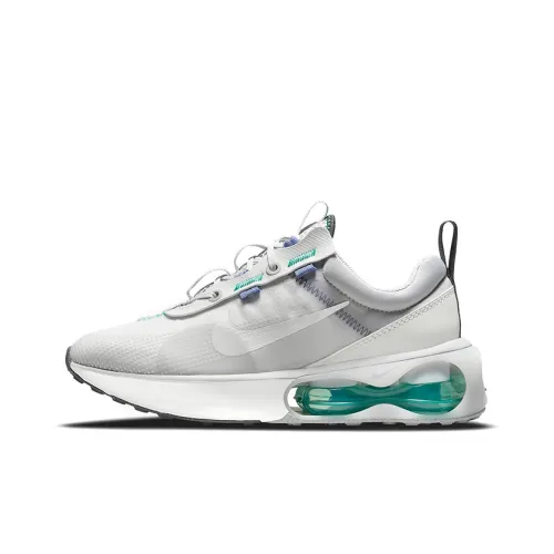 Nike Air Max 2021 Low Топ Детские Беговые Кроссовки Серый Зеленый Выпуск 2021 года Подростки