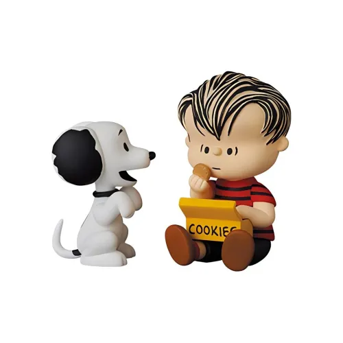 Medicom Toy Snoopy PEANUTS Comic UDF Linus And Snoopy Прозрачный Слепой Бокс с Карточкой
