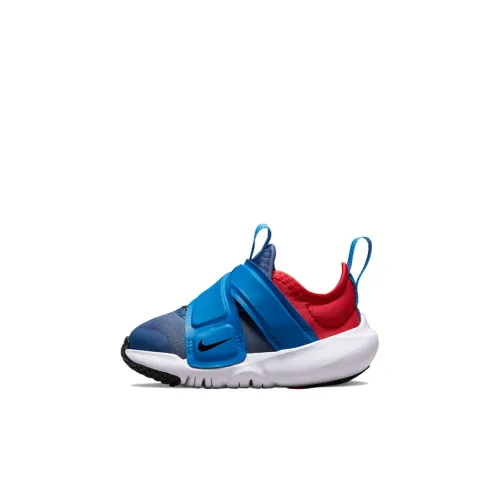 Nike Flex Advance Устойчивые к истиранию Низкие Беговые кроссовки для малышей и детей младшего возраста Синий Красный