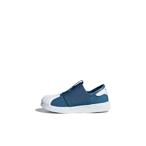 Adidas Originals Superstar Series SMR 360 I Дышащий Низкий Топ Обувь для малышей Сине-белый Infant And Toddler