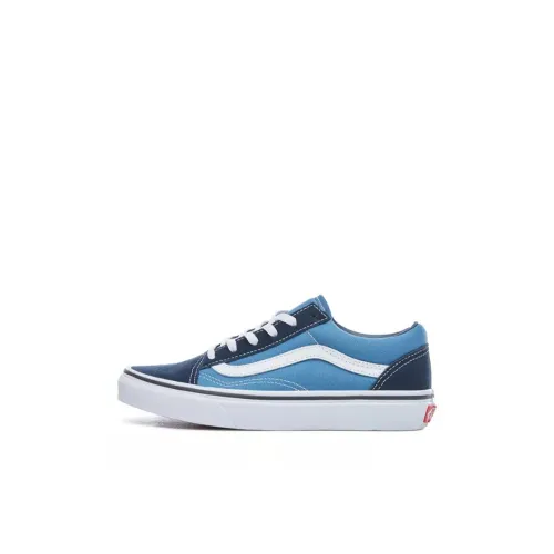 Vans Old Skool Collection Низкий Топ Детские Скейтбординги Синий Children Возраст 3-7 Лет