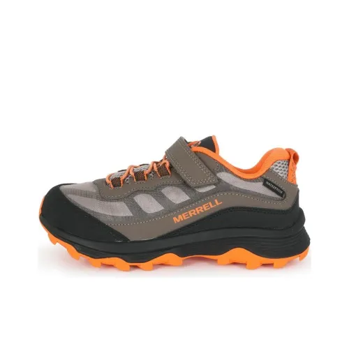 MERRELL Moab Speed Low Противоскользящий Устойчивый к истиранию Низкий Топ Детская Туристическая обувь Черный Оранжевый Подростки