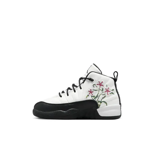 Jordan Air Джордан 12 Детские баскетбольные кроссовки Высокий Топ Предшкола