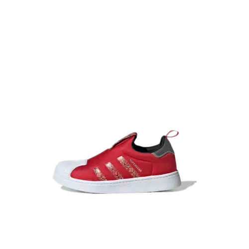 Adidas Originals SUPERSTAR 360 C Low Топ Детские Скейтбординги Красный Children Возраст 3-7 Лет