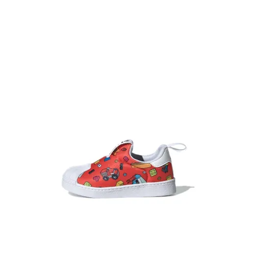 Adidas Originals Устойчивая к истиранию низкая обувь для малышей красная для младенцев и малышей