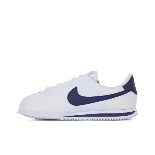 Nike Cortez Basic SL Устойчивый к истиранию Низкий Топ КIDS Лайфстайл Обувь Белый Синий