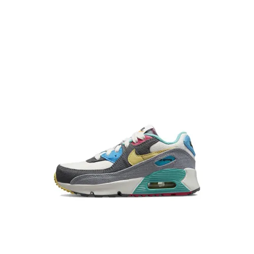 Nike Air Max 90 Детская повседневная обувь Низкий топ Предшкола