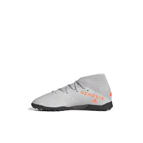 Adidas Nemeziz 19,3 TF J Противоскользящий Амортизация Дышащий MID Топ Детская Футбольная Обувь Серый