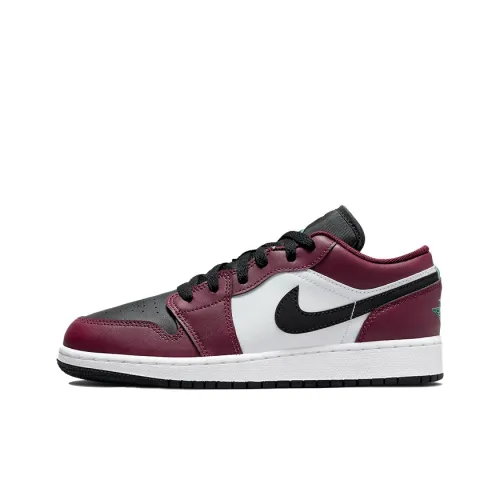 Jordan Air Jordan 1 Low SE 'Темный Beetroot' Low Топ Детские Баскетбольные Кроссовки Черный Фиолетовый
