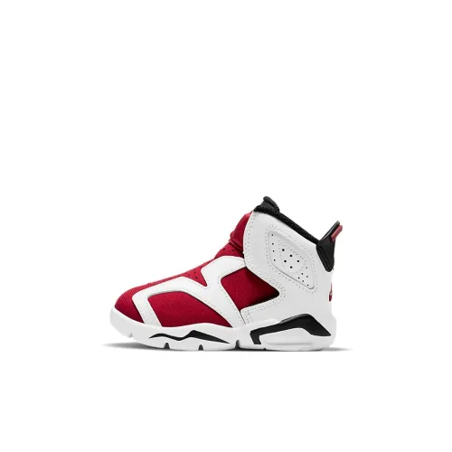Jordan Air Jordan 6 Устойчивая к истиранию высокая обувь для малышей и младенцев