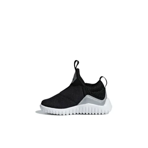 Adidas Rapidazen I Устойчивый к истиранию MID Топ Обувь для малышей Черный Серый Infant And Toddler