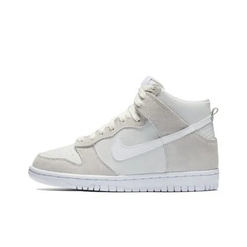 Nike Dunk High 1985 Устойчивый к истиранию Высокий Топ Детские Скейтбординги Экрю Подростки