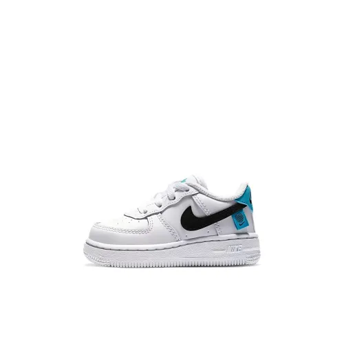 Nike Air FORCE 1 Worldwide Low Топ Кроссовки для скейтбординга Белый черный синий Для малышей и детей дошкольного возраста