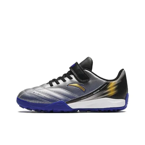 Antakids Детские футбольные бутсы Low Top Серебристый Черный Синий Для школьников