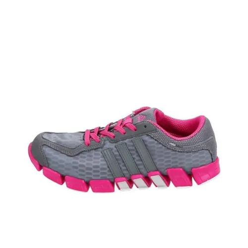 Adidas Climacool Ride Амортизация Износостойкий Низкий Топ Детские Беговые Кроссовки Серый Фиолетовый Подростки