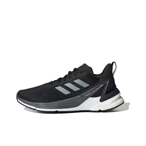 Adidas Response Super SR 5,0 J Дышащие Низкие Беговые Кроссовки Черные Подростки