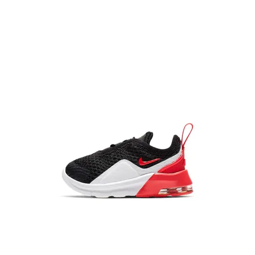 Nike Air Max Motion 2 Low Топ Беговые кроссовки Черный белый красный Для малышей и детей дошкольного возраста