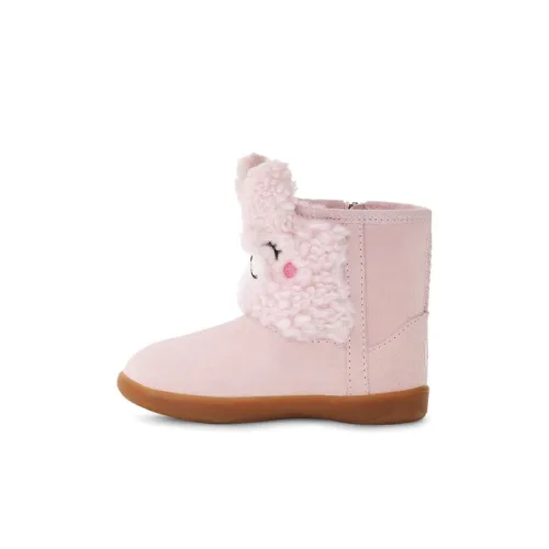 UGG Классический Llama Stuffie Детский Хлопок Ботинки для детей 3-7 лет Розовый