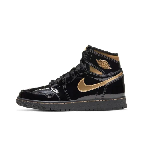 Jordan Air Jordan 1 Детские баскетбольные кроссовки Высокие Топы для школьного возраста