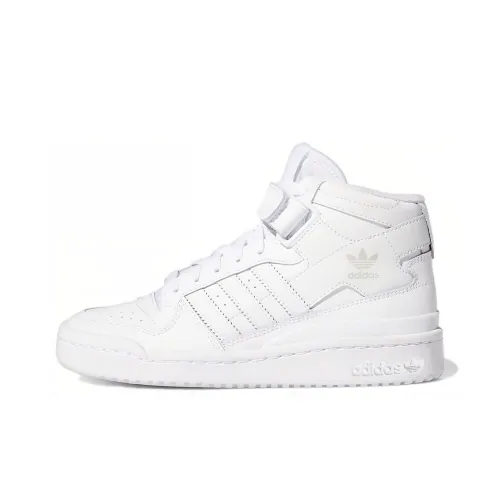 Adidas Originals Forum Mid J Anti KICK High Топ Детские Скейтбординги Белый