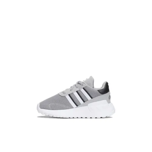 Adidas Originals La Trainer Lite Амортизация Износостойкий Низкий Топ Обувь для малышей Серый Белый Infant и Toddler