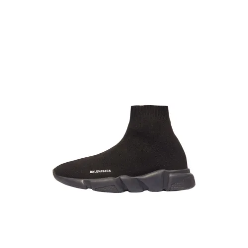 Balenciaga Speed High Топ Kids Lifestyle Shoes Черный Дети Возраст 3-7 лет