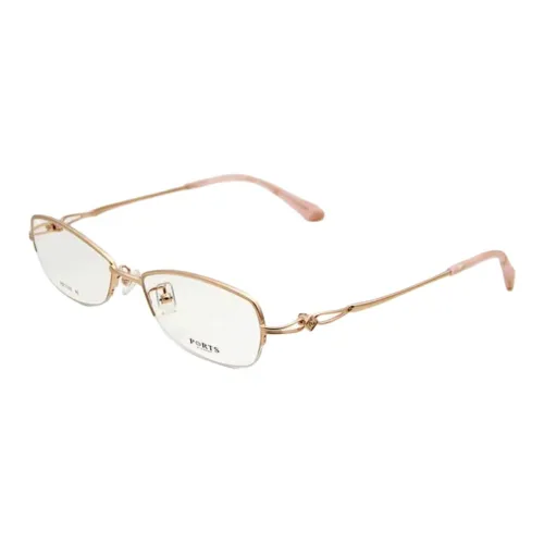 PORTS Alloy Rectangular Eyeglass Frames Women's Rose Gold PORTS Сплав Прямоугольные Оправы для очков Женские Розовое золото