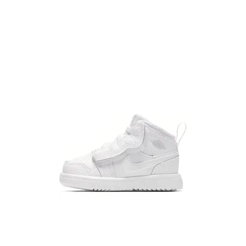 Jordan Air Jordan 1 MID Alt Fuel High Топ Обувь для малышей Белый Infant And Toddler