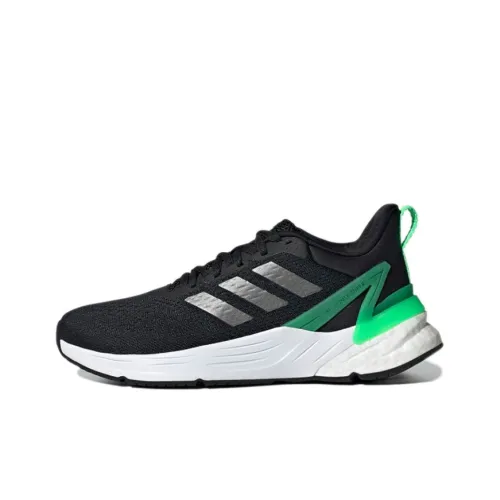 Adidas Response Super 2,0 J Устойчивый к истиранию Низкий топ Детская беговая обувь Черный Зеленый Подростки