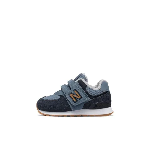 New Balance NB 574 Наклеенный Амортизация Износостойкий Низкий Топ Обувь для малышей Infant и Toddler