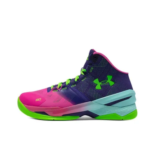 Under Armour Curry 2 Детские баскетбольные кроссовки MID Топ Школьный возраст