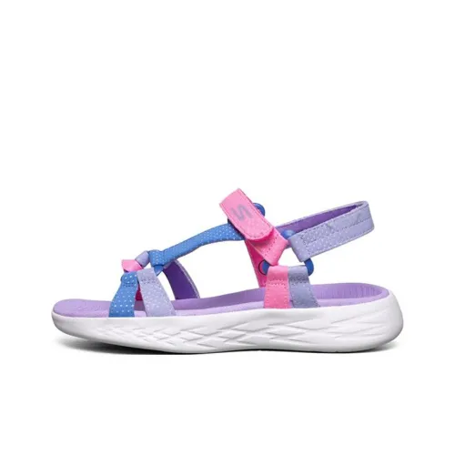 Skechers ON THE GO Children's Sandals Purple Blue Teenagers Сандалии Skechers ON THE GO для детей фиолетово-синие для подростков