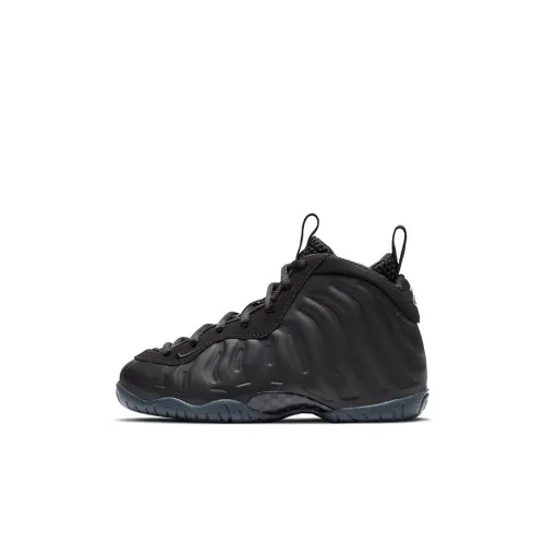 Nike Foamposite One Little 'Антрацитовый' Черный Уголь Высокий Топ Винтажные Баскетбольные Кроссовки Черный Для Детей Возрастом 3-7 Лет