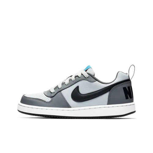 Nike Court Borough Low противоскользящий амортизация устойчивый к истиранию низкий топ детские скейтбординги